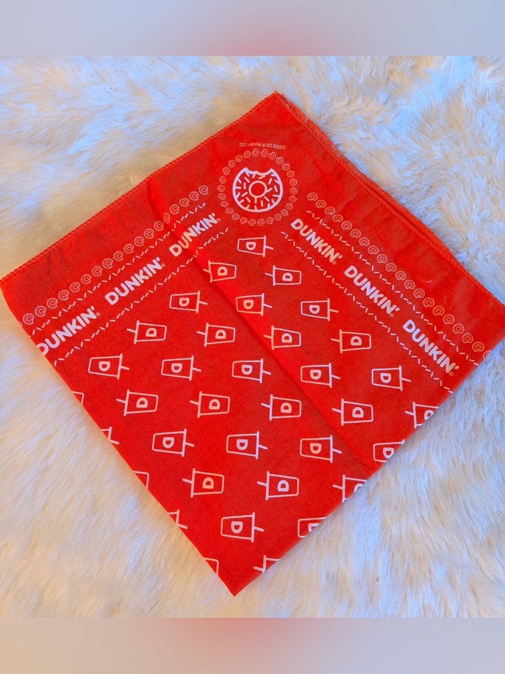 Dunkin Orange Handkerchief